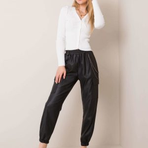 Black Fever Leatherette Pants