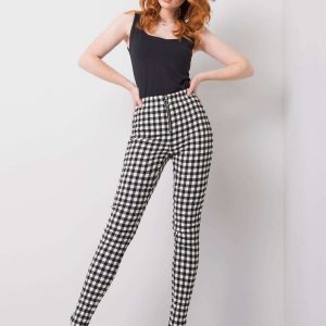 White and black Willow fabric pants