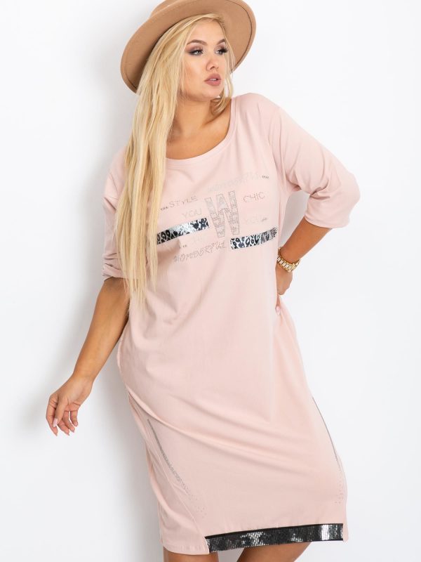 Dirty Pink Plus Size Dress Coast