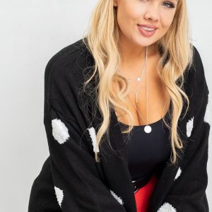 Nicki's black plus size sweater