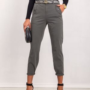 RUE PARIS Khaki pants Adriana