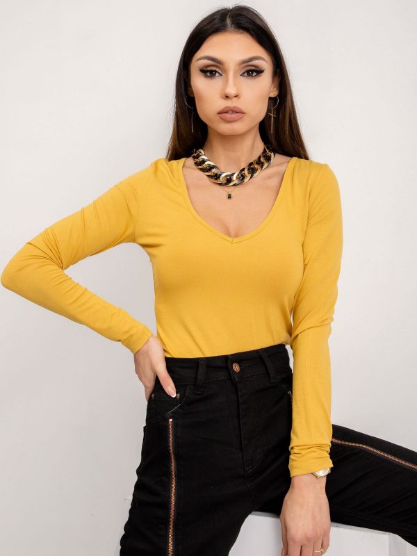 BSL Yellow basic blouse