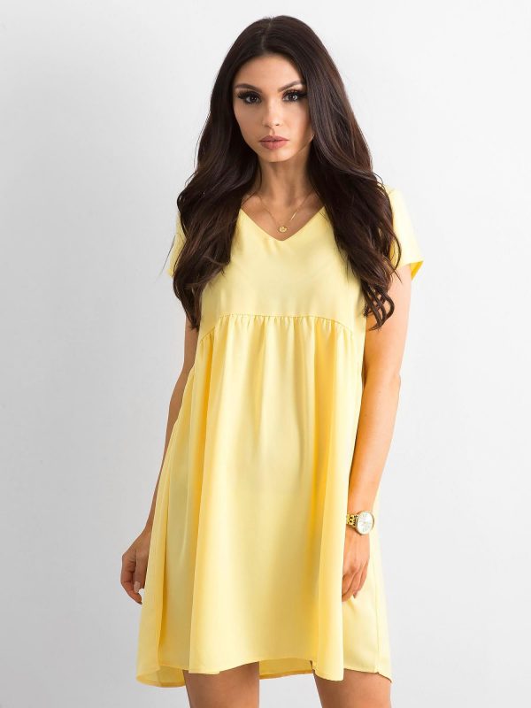 Yellow Loose Dress