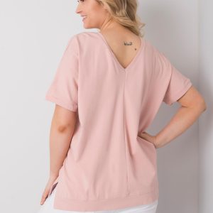 Dani Dirty Pink Plus Size Blouse