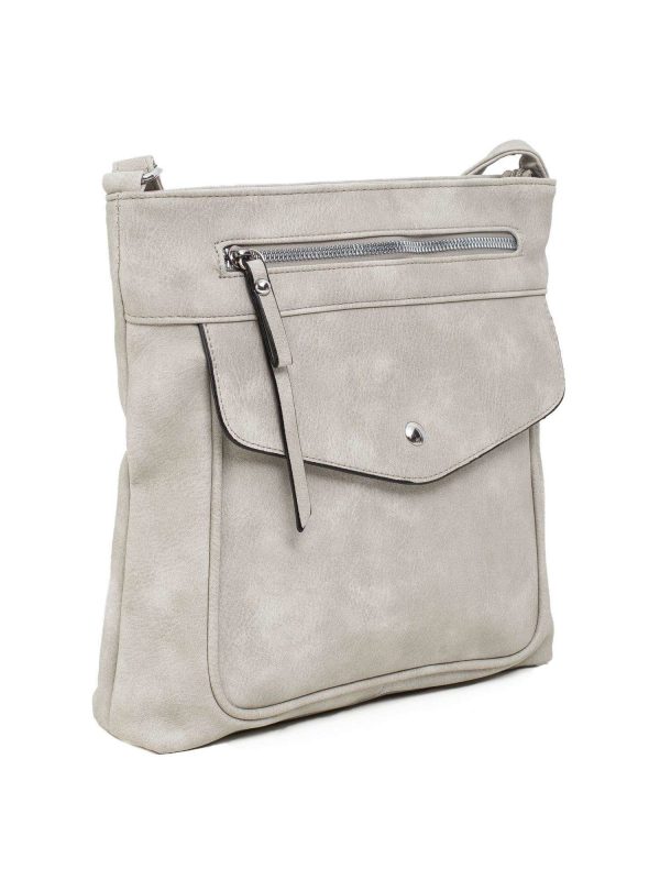 Light Grey Eco Leather Handbag