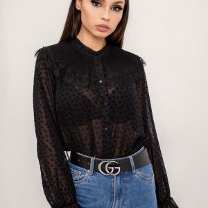 BSL Black Elegant Blouse