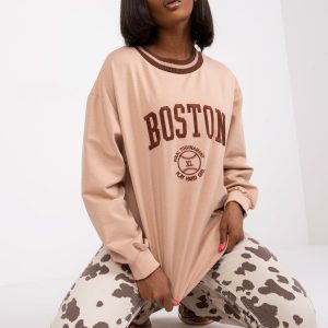 Beige cotton sweatshirt Louna