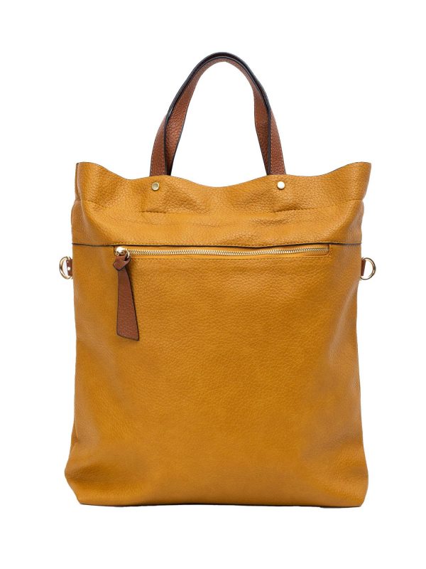 Mustard City Bag with Detachable Strap