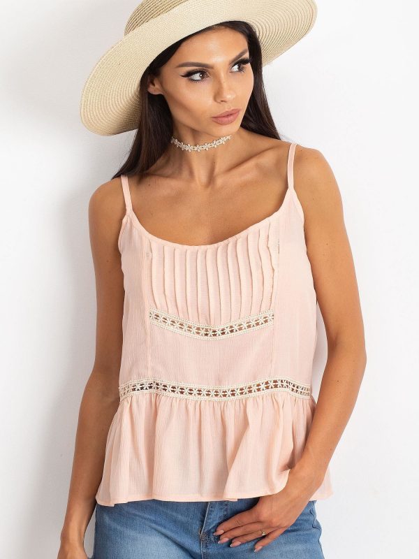 RUE PARIS Light pink top Away