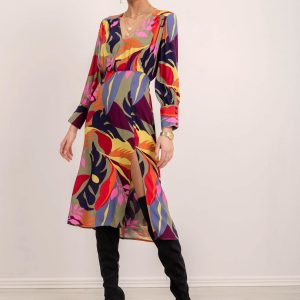 BSL Colorful Pattern Women's Dress