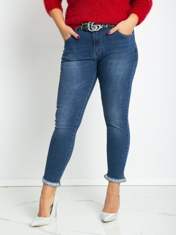 Gianna blue plus size jeans