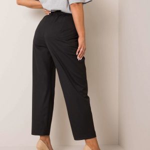 Agnes RUE PARIS black plus size pants