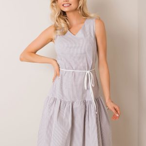 White and grey Samba dress