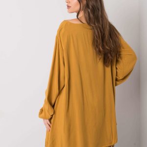 Mustard loose dress Gracilyn