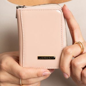 Dirty Pink Small Leather Wallet