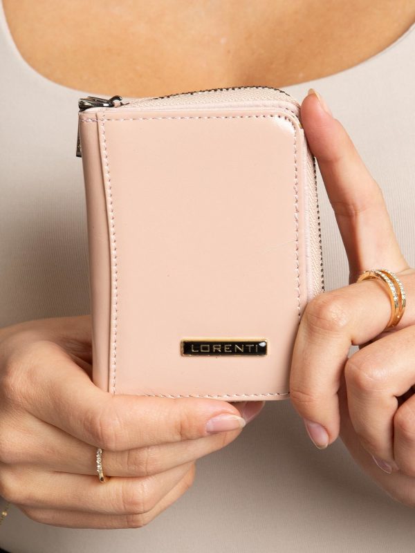 Dirty Pink Small Leather Wallet