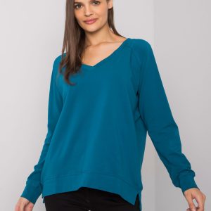 Alexie RUE PARIS Sea Long Sleeve Blouse