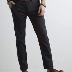 Dark gray men's pants regular