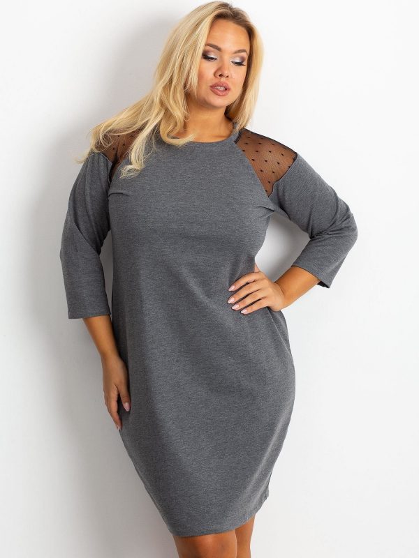 Dark Grey Telrose Dress