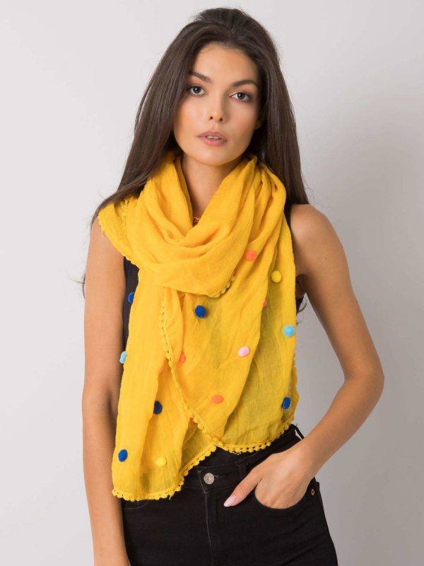 Yellow Women's Viscose Wrap