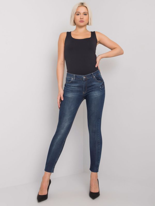 Dark blue skinny jeans Ravenna