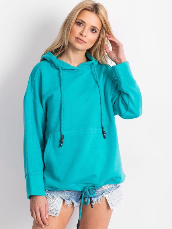 Turquoise Replicating Sweatshirt