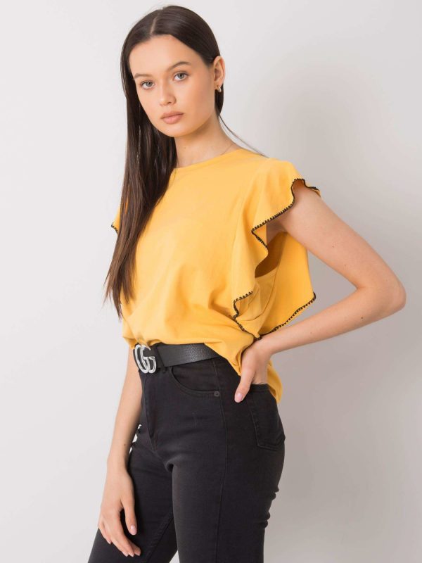 Dark yellow blouse Vanesia