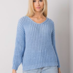 Blue knitted sweater Worthington RUE PARIS