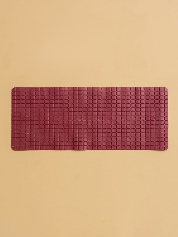 Burgundy Non-slip Bathroom Mat