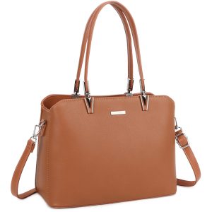 Camel handbag with decorative fittings LUIGISANTO