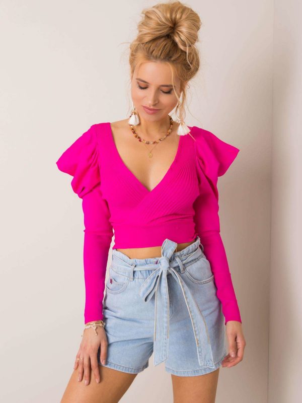 Fluo pink sweater Daliah RUE PARIS