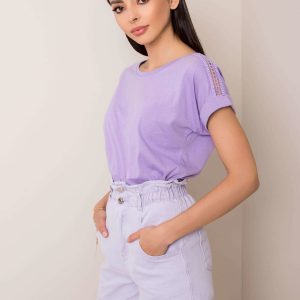 Purple t-shirt Livia RUE PARIS