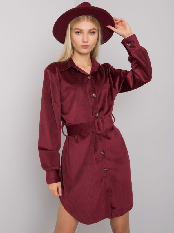 Burgundy dress dress Abilene