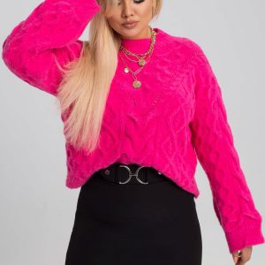 Pink jumper plus size Maya