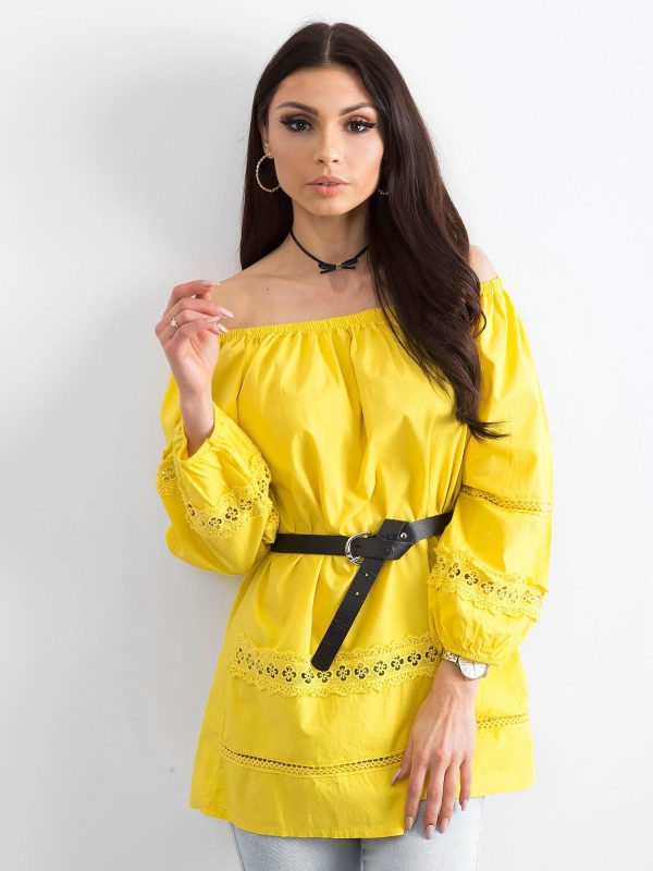 Light yellow Sophiesticated tunic