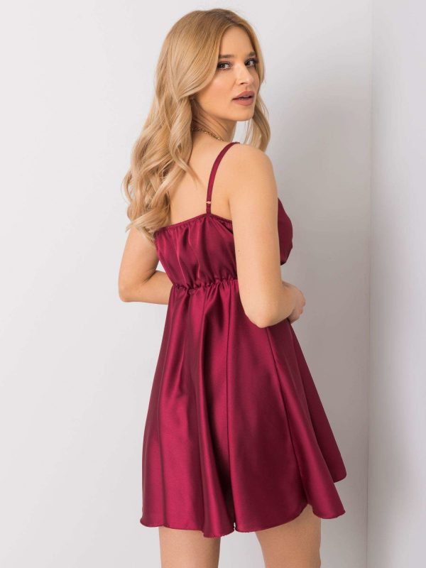 Burgundy dress Audrey OCH BELLA