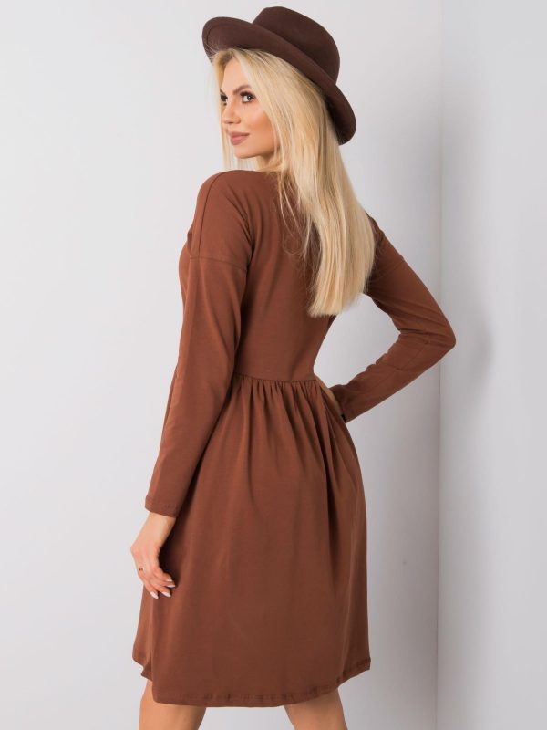 Brown dress Vega RUE PARIS