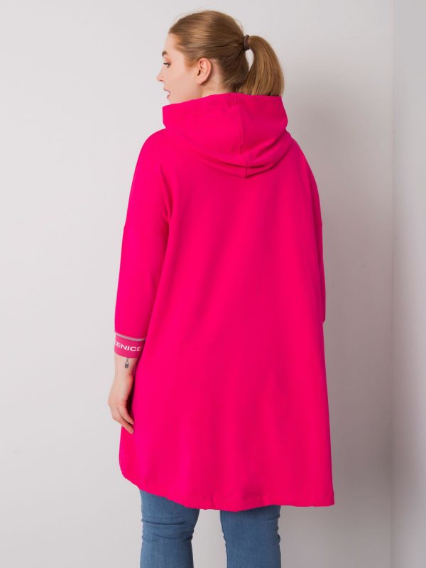 Belina Fuchsia Hoodie and Applique