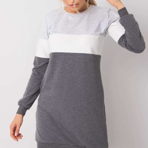 Gray-graphite dress Feliciana RUE PARIS