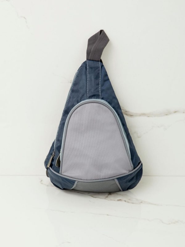 Blue Men's One Shoulder Backpack