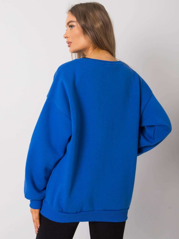 Blue cotton sweatshirt Armelle