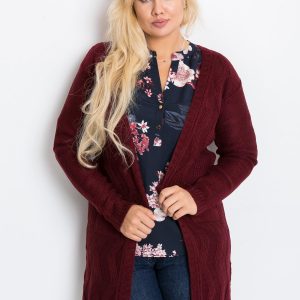 Burgundy plus size sweater Favorite