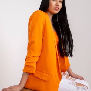 Light Orange Women's Blazer with Adela Lining