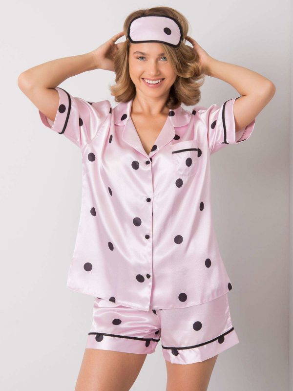 Pink Dot Sleeping Set