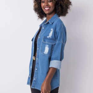 Blue denim shirt Noa RUE PARIS