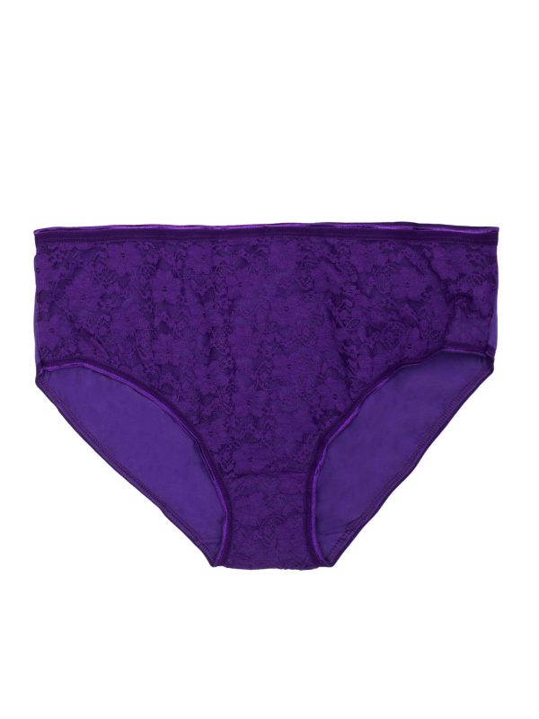 Purple High Waist Panties