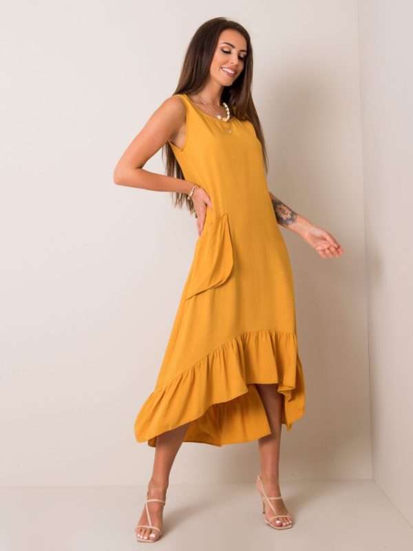 Dark yellow Serafine dress