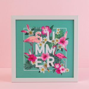 White Square Photo Frame