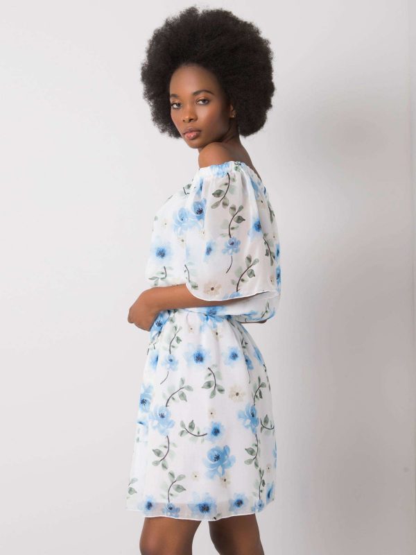 White Yamileth Floral Dress