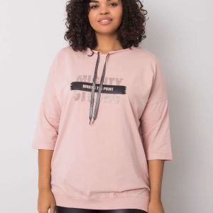 Dirty pink blouse with Raissa inscription